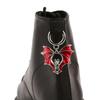 1Pcs Holiday Party Gifts Grunge Punk Style Dark Style Bat Keychain Heart-Shaped Buckle Boot Accessories Halloween Decoration