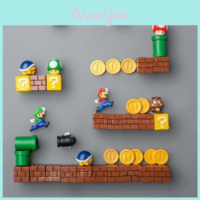 Cute And Creative Super Mario Fridge Magnets For Kitchen