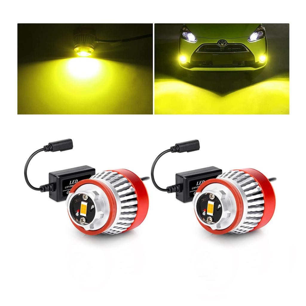 OPPLIGHT Replacement LED Fog Inspection Super Fits Toyota Hiace 7th Crown 220 Corolla Late Model 50 Harrier 80 Step Wagon Instruction Manual Set of 2