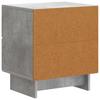 Nightstand Concrete Grey 43 x 34.5 x 47.5 cm Particleboard