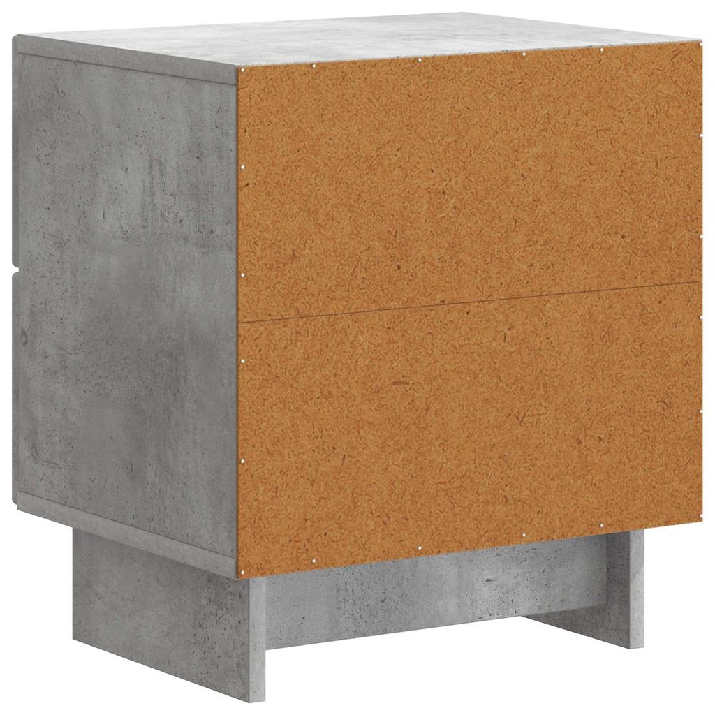 Nightstand Concrete Grey 43 x 34.5 x 47.5 cm Particleboard