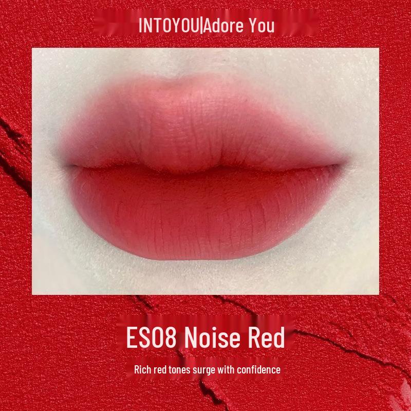 INTO YOU Heartbeat Lip Glaze: Matte Velvet, High Saturation, Non-Stick Lipstick