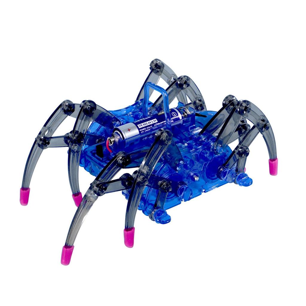 Electric Crawling Spider Robot Kit: Science Experiment & Teaching Aid