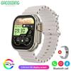SACOSDING 2.04 Inches 368*448 Pixels AMOLED Screen Large Screen BT Call Voice Assistant Fitness Tracker Smart Watch for Men Women