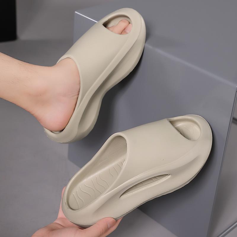 2025 Men's Summer Slippers Anti-Slip Sports Sandals, Couples Breathable Flip Flops for Outdoor Home Bathroom, Quick-Dry EVA Foam Slippers