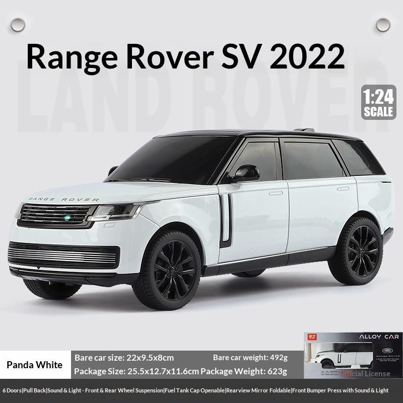 

1:24 Sv2022 Внедорожник Сплав Модель Машинки Игрушка Литье под Давлением Машинки Игрушки Для Детей Транспортное Средство Открывающиеся Детали Подвеска На 4 Колесах Декор