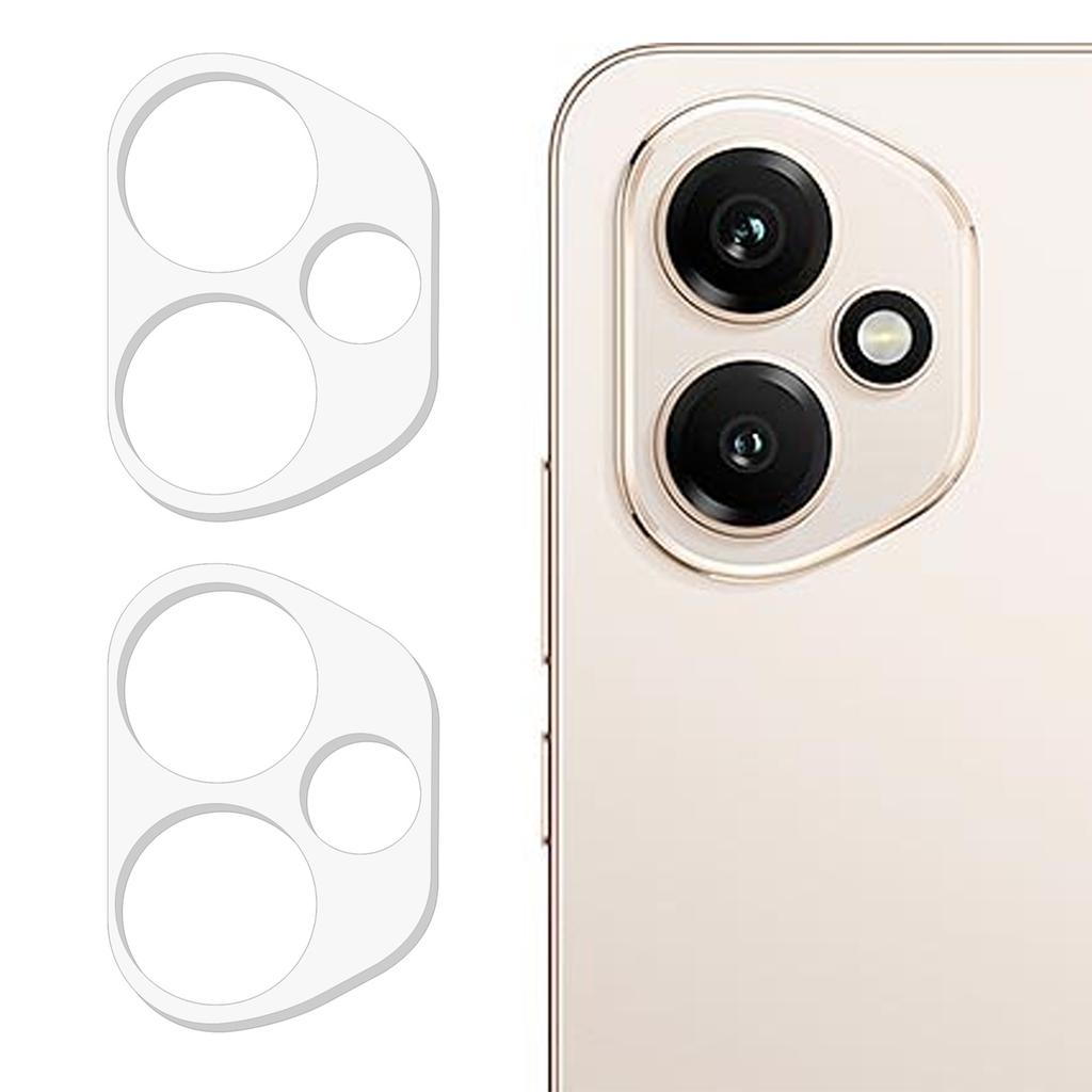 2Pcs For Honor 400 5G (Global) Camera Lens Protector 3D Arc Edge Anti-Scratch Tempered Glass Lens Film
