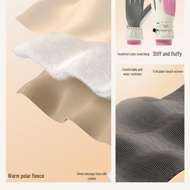 VVC Women's Winter Warm Windproof Ski Gloves