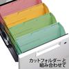 Plus File Box FL-051BF A4-E 100mm Width, 4-pack (4 Colors)