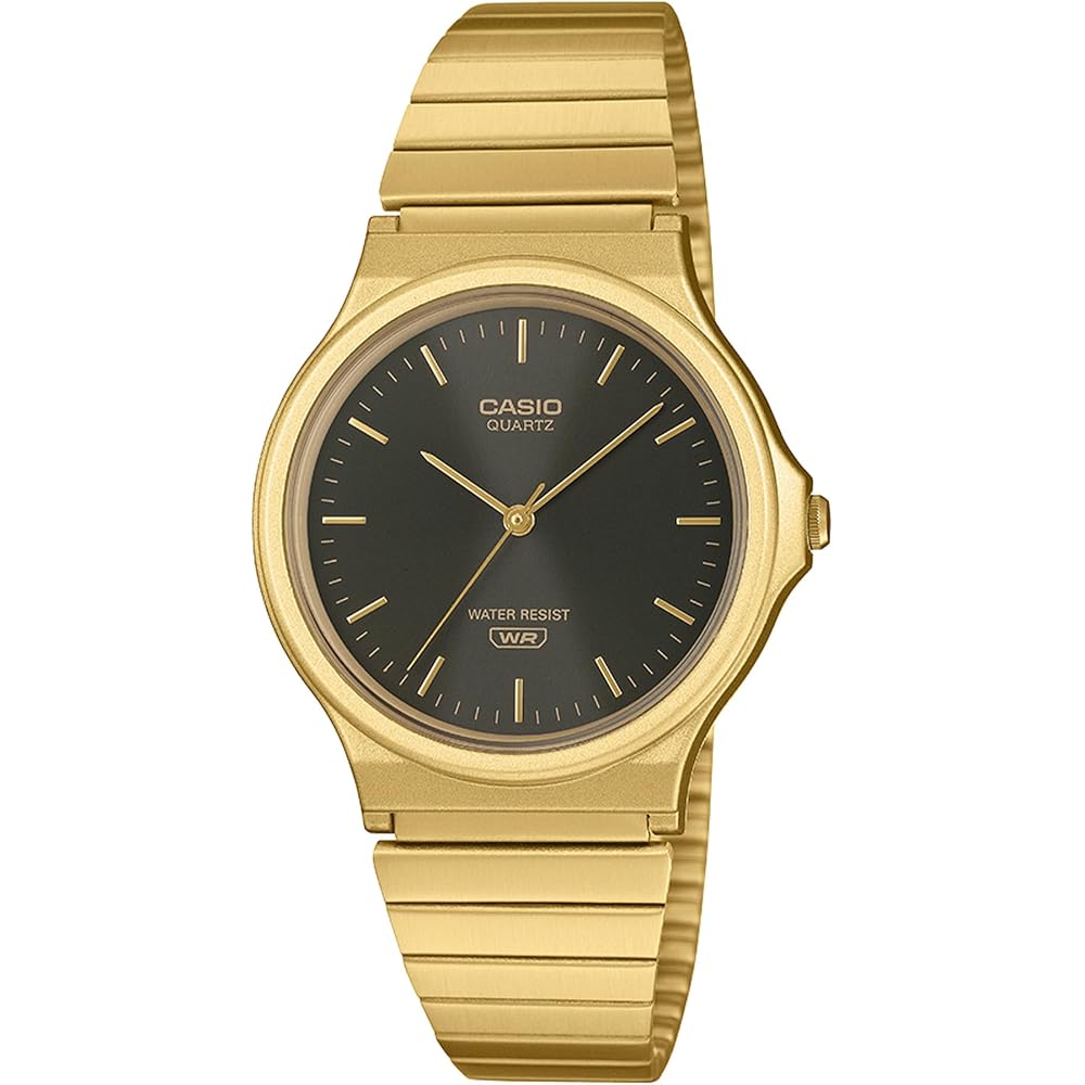 [Casio] Casio Collection Watch MQ-24GA-1AJF Men s Black x Gold (Domestic Genuine Product)