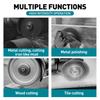 100/125MM Brushless Electric Angle Grinder 4 Speed Cutting Machine Power Tool 2pcs Lithium-Ion Battery For Makita 18V Battery