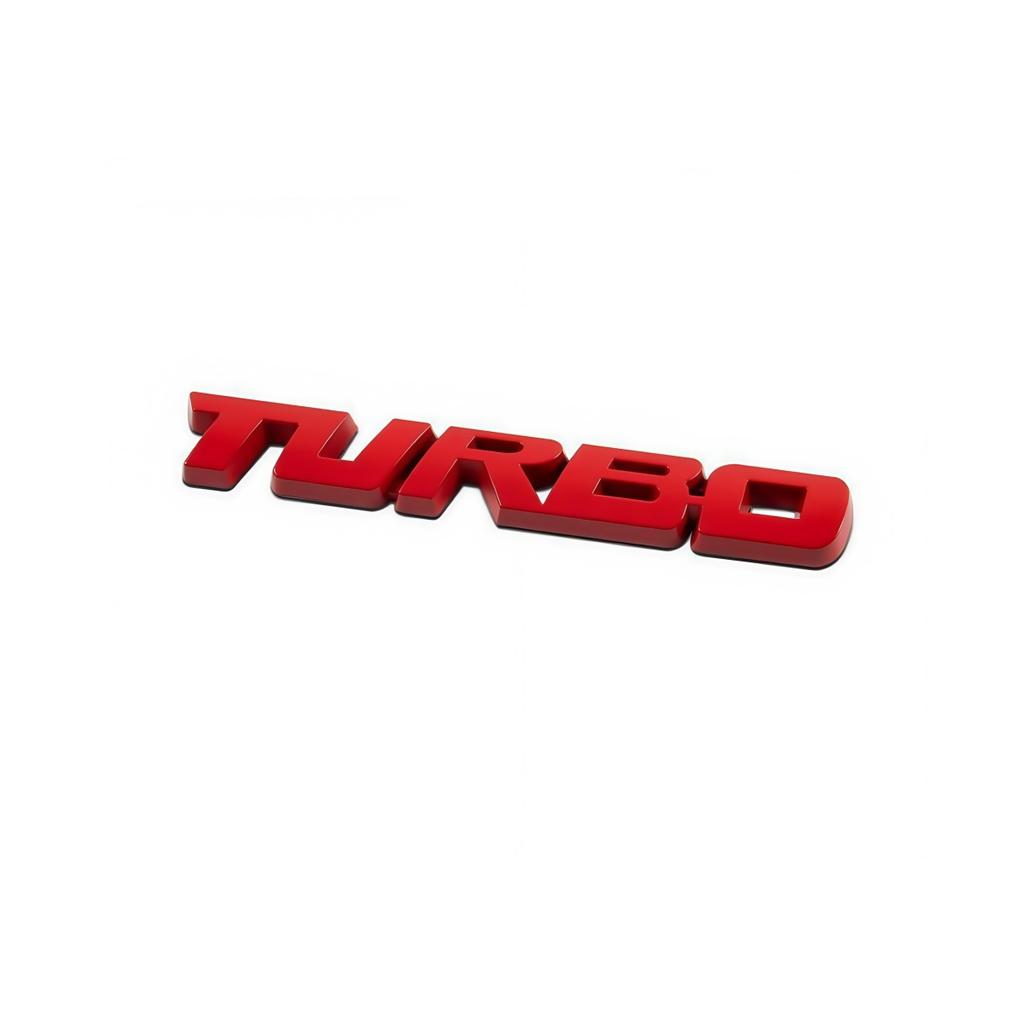 1 Pezzo Universale 3D Lettera Metallica Styling Auto Turbo Boost Caricamento Emblema Boosting Badge Adesivo Decalcomania Accessori Auto
