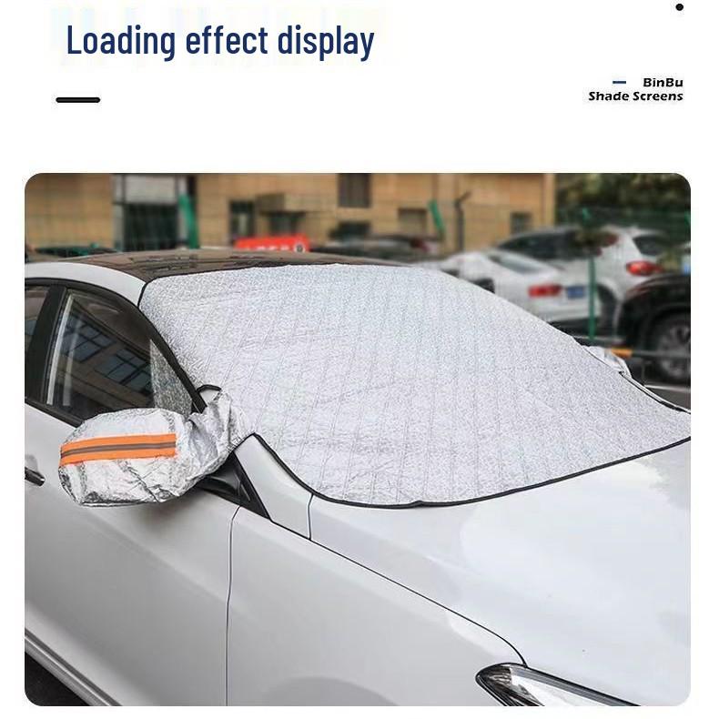 Thickened Winter Car Windshield Snow Cover & Frost Protection Shade
