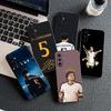 Phone Cover for Apple iPhone 16 14 15 Plus 11 Pro Max 16E ProMax + 16Plus 15+ 14+ Soft Case Football No5 Superstar Soccer NO 5