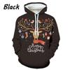 2024 Casual men's Hooded Sweatshirt Fashion 3D Printed Long Sleeve Pullover Autumn And Winter Holidays Oversized men's Hoodies
