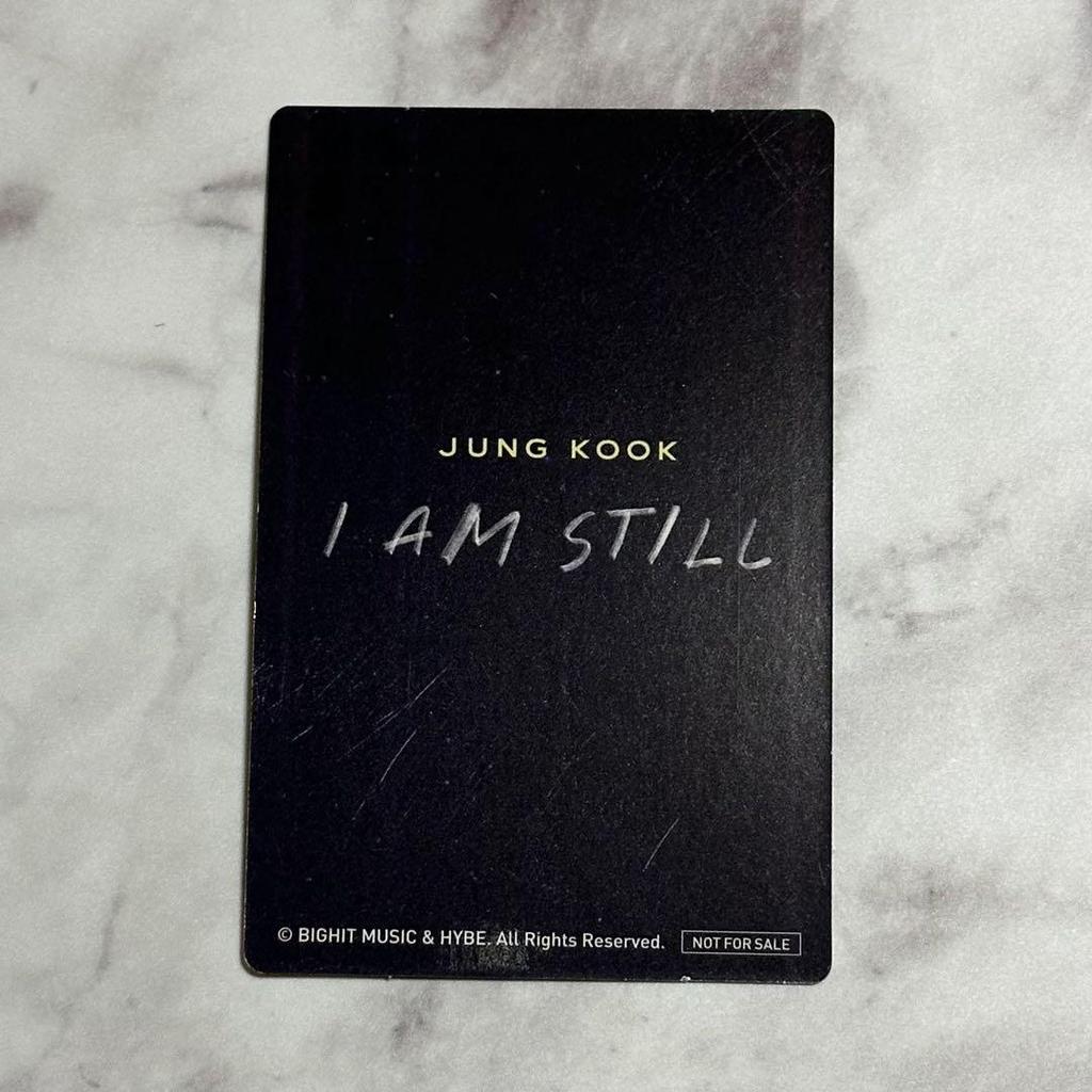 [USED] BTS JUNGKOOK "I am still" entrance trading card Japan