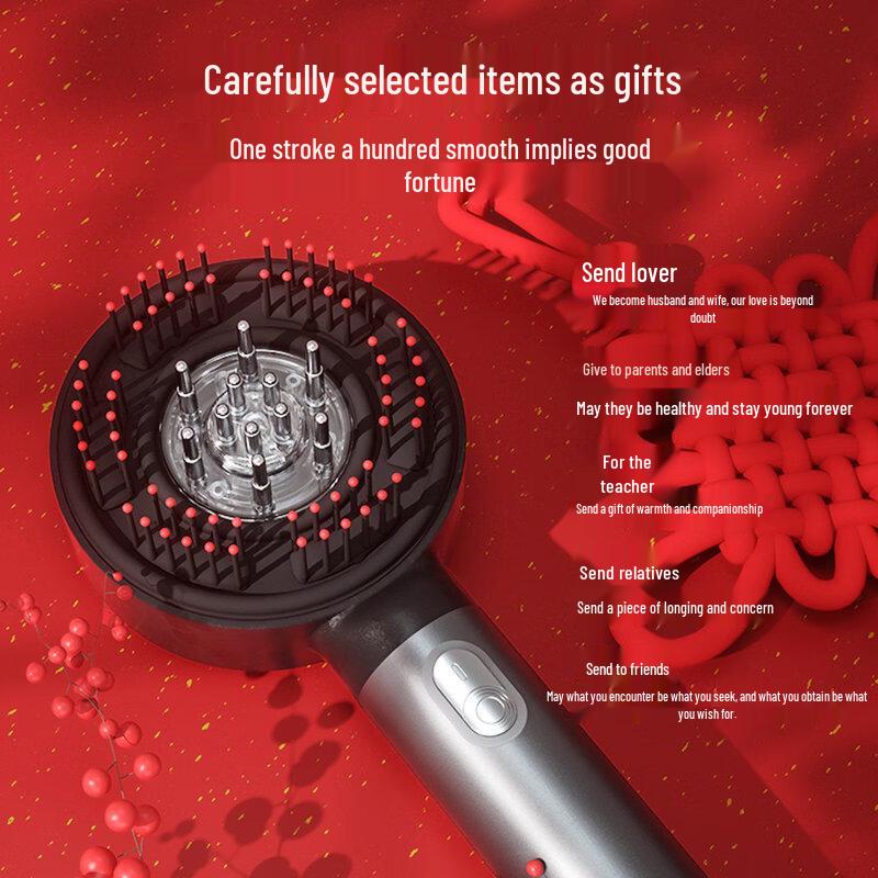 Pangao Red Light Scalp Massager Comb CN plug (adapter included)