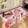 Hololive Sakura M-miko Bath Mat Kids Room Bedroom Decoration Balcony Anti-Slip Doormat Living Room Alfombra