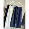 Retro High-waisted Wide-leg Pants for Women's Small 2025 Autumn Loose and Thin Pear-shaped Casual Straight-leg Pants