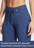Baleaf Winter Tights with Pants Size L Women's Fleece-Lined High-Waisted Leggings, Waterproof, Cold-Wearing Pockets, Ski/Hiking - Blue, (Japan XL)
