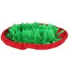 Dog Sniffing Pad Prevent Slip Boredom Relief Interactive Adjustable Pet Feeding Snuffle Bowl Mat for Puppy CatsRed
