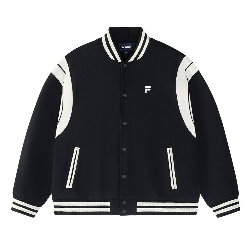 Fila Fusion Baseball Jacket Unisex Jet Black T11U445701FBK