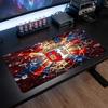 Braga FC Theme Pattern Mouse Pad, Soccer Logo Design XXL Gaming Desk Mat Non-Slip Computer Mouse Pad