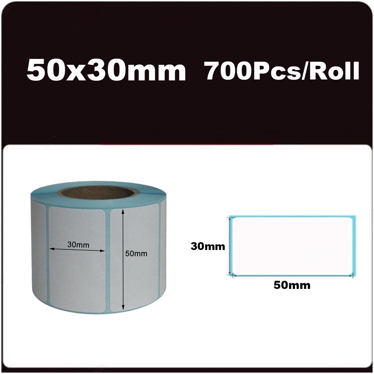 

Термоетикетка для доставки, 700 шт./рулон, водонепроникна наклейка, ширина 40/50/60/70/80/90/100 мм, для домашнього бізнесу, штрих-код, адреса, етикетки для банок деревина