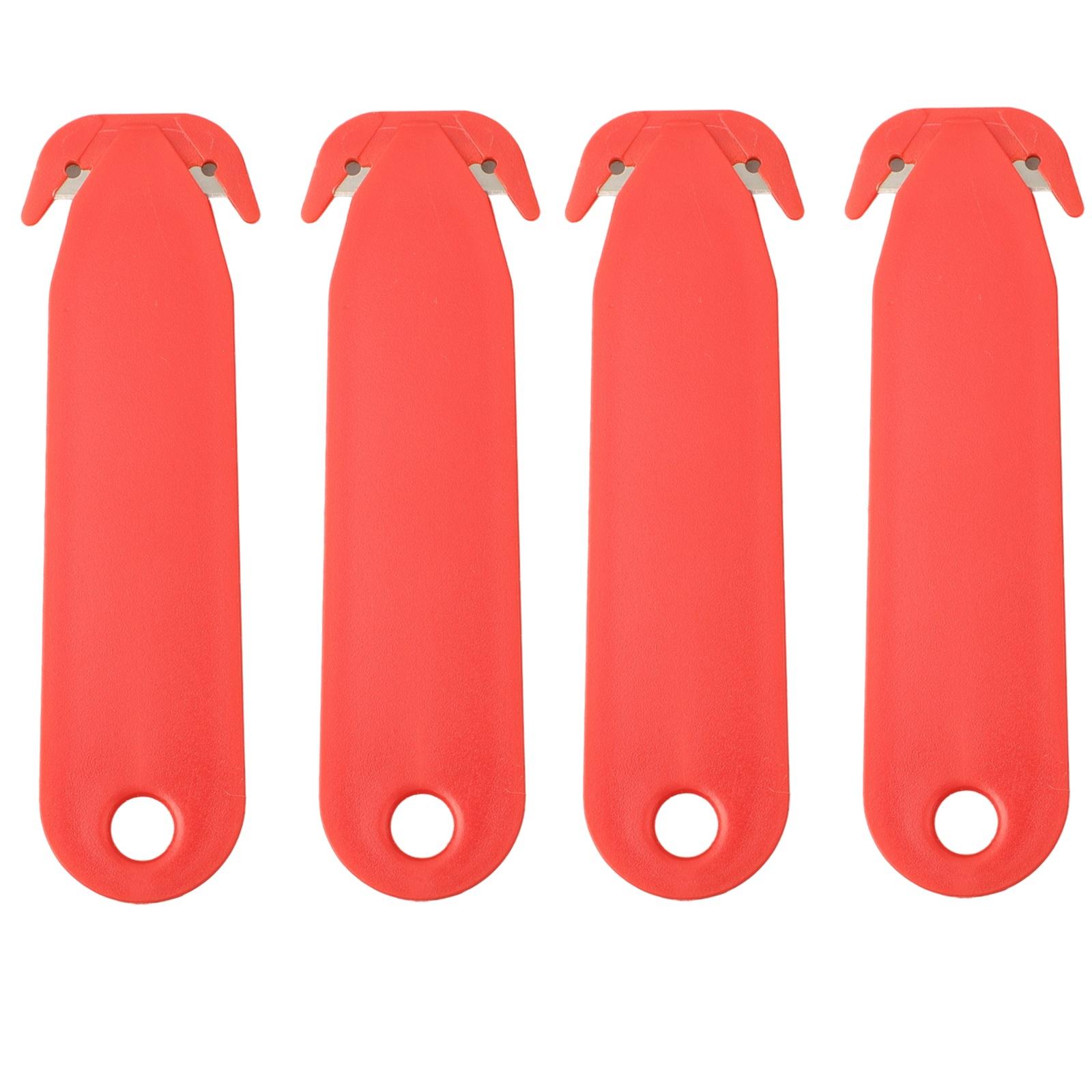 4PCS Box Opener Double-sided Blade Double-Edged Safety Box Cutter Blade Multi Tool Film Cutting Paper Cutter For Home Office