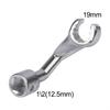 12 Point Bi-Hex Fuel Injector Socket Open End Wrench Chromium Steel
