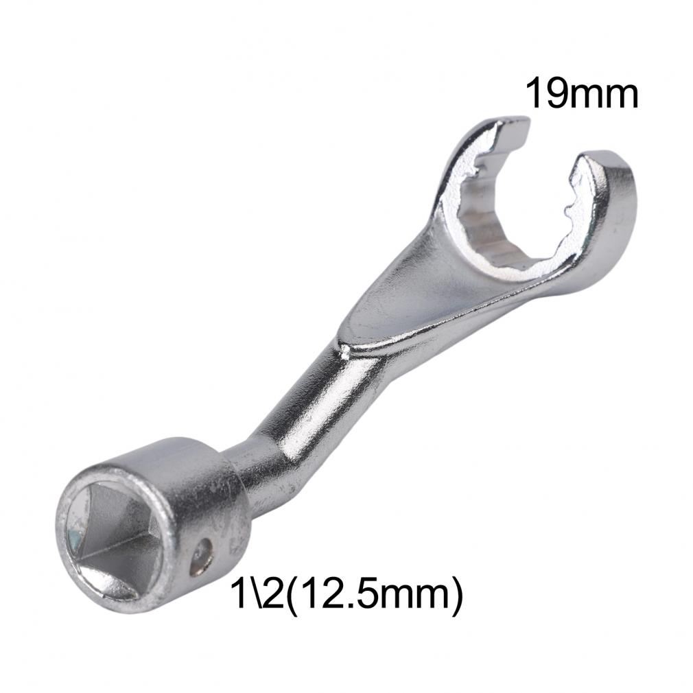 12 Point Bi-Hex Fuel Injector Socket Open End Wrench Chromium Steel