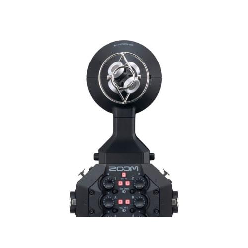ZOOM VRH-8 VR Microphone (Black) for H8/Q8n-4K, Ambisonics, Equipped with Four Condenser Microphones, 360 Audio Recording