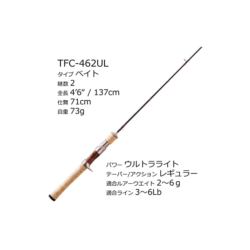 Abu Garcia TROUTFIELD TFC-462UL Native Trout Fishing Rod (2-piece)
