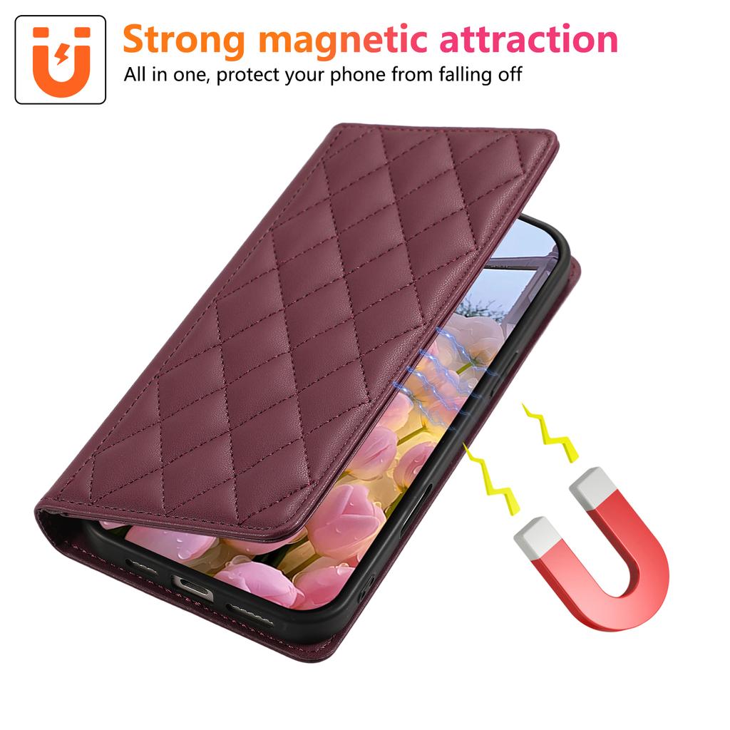 For Samsung Galaxy S26 Case with Zipper Card Holder Retro Leather TPU Phone Cover
