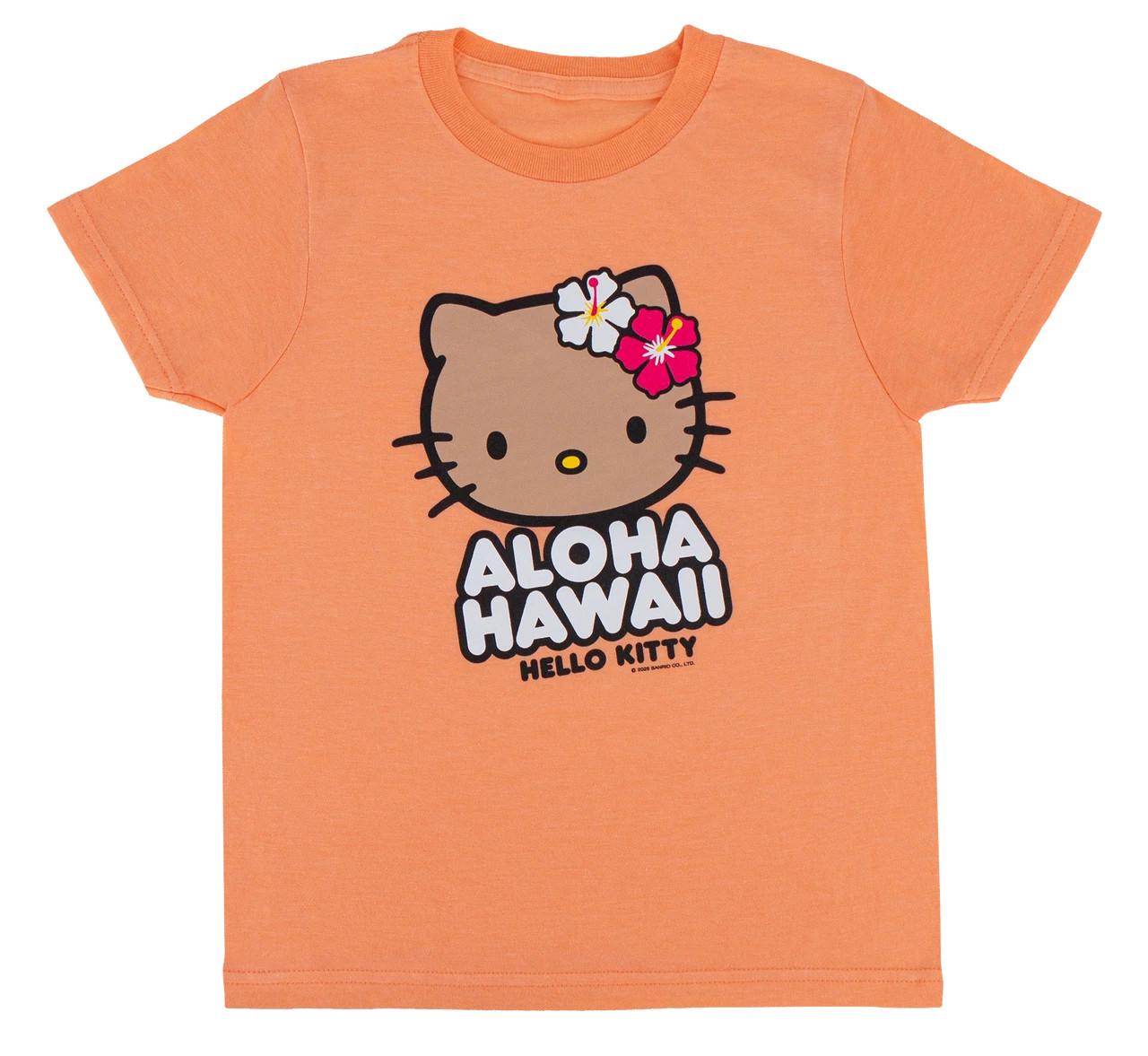 Aloha Hawaii Kitty Cartoon Retro Unisex T-shirt S-5XL Unisex T-Shirt S