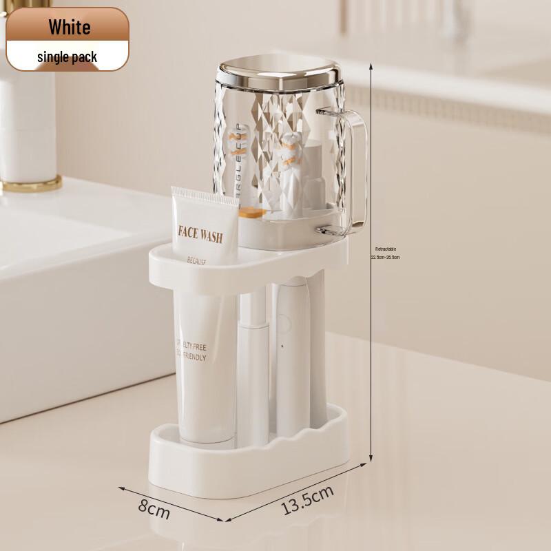 YIXI Diamond Cup Toothbrush & Rinsing Cup Holder Set