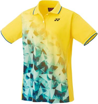 Yonex Short Sleeve Game Light Yellow L Women's Shirt, (279)