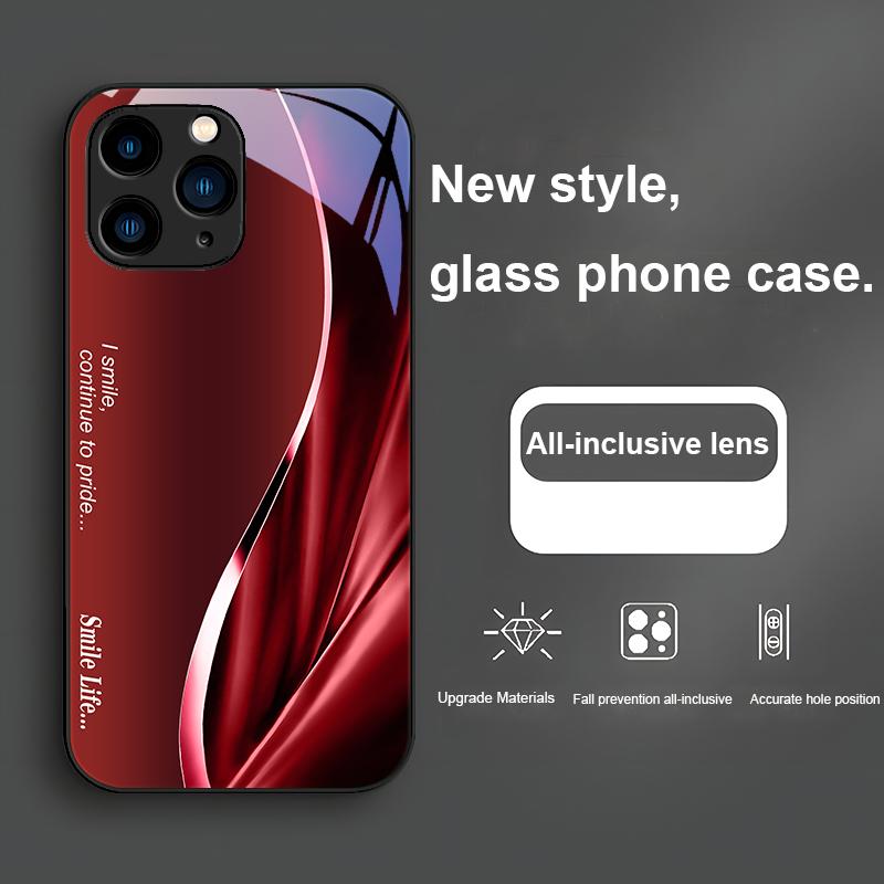 

SMILE Bean Зеленый Кофе Фиолетовый для Iphone 15 14 13 12 11 Pro Max X XS XR 7 8 Plus 2020 2022 SE Закаленное стекло чехол для телефона For iPhone 14 ProMax