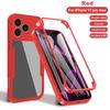 For iPhone 17 16 15 14 Pro Max Transparent Anti Shock Anti Fall 360 Fully Wrapped PhoneCase for iPhone 16 15 14 Plus 16E 17E Air