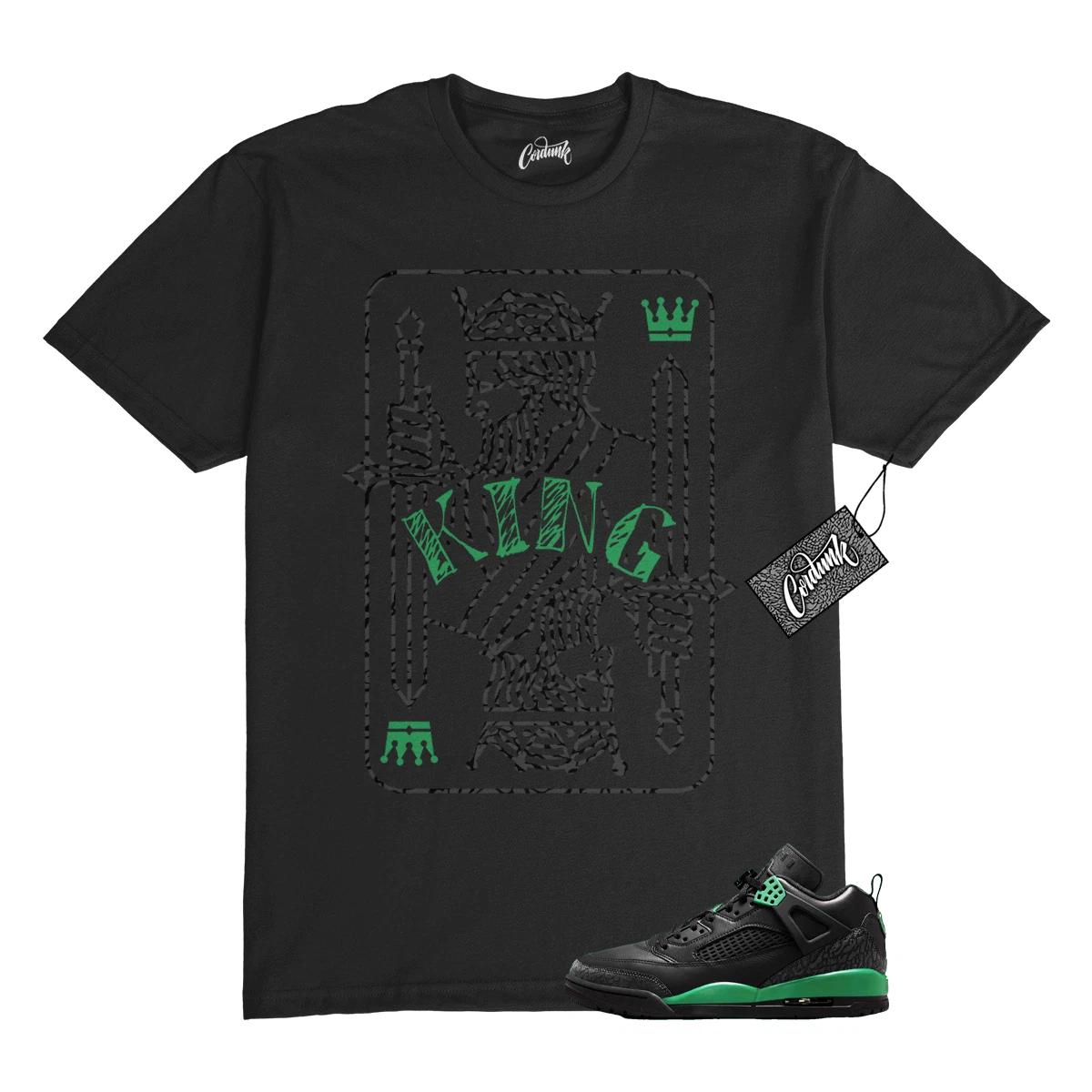 Футболка Spizike Pine Green Black Anthracite в тон KING L