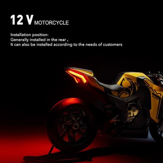 Motorcycle Turn Signal Light Indicator LED For  Chopper Bobber Honda EOA