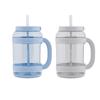 Reduce Water Day 2.36L Water Bottles, Set of 2, Fog Gray & Glacier, with Straw, Leak-Proof, Hydration, Large Capacity, Costco, Commercial, Dishwasher