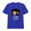 Team Jacob Twilight Damen T-Shirt Film-inspiriertes Print Lässige Kleidung vintage Gewaschen Designer-Kleidung Weich homme Stilvoll
