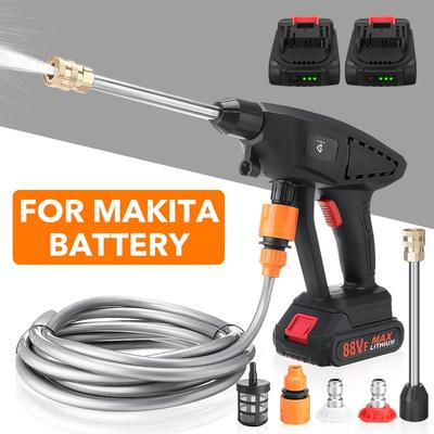 70Bar 2000W Wireless High Pressure Car Washer Spray Water Gun Rechargeable Electric Cleaning Foam Machine for Makita 18V Battery