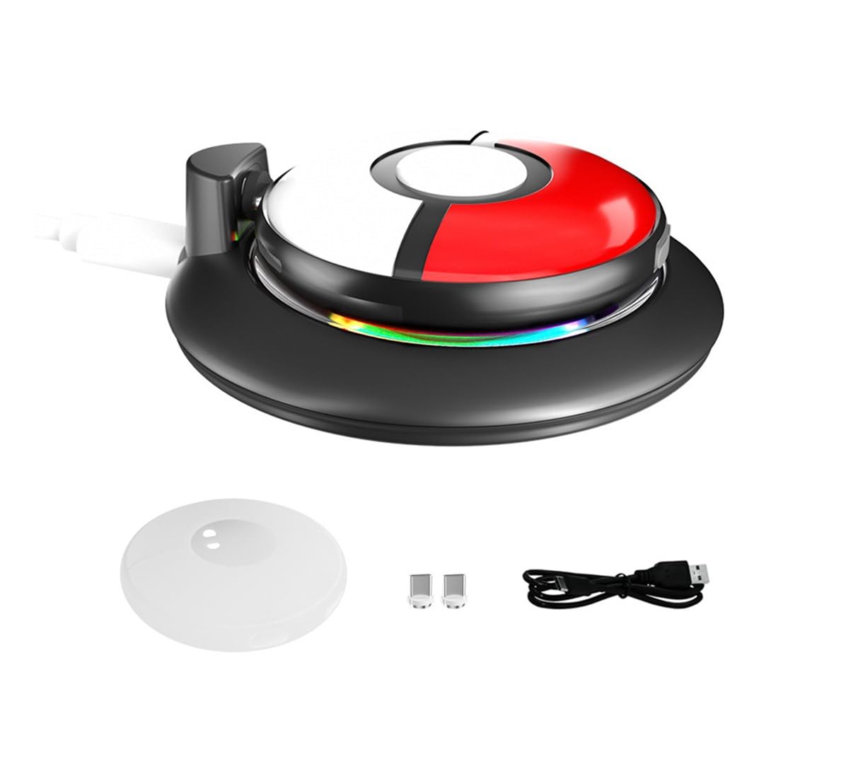 

SHEAWA Pokemon GO Charger Silicone Magnetic Simply Place Charging Clear Accessory Plus+ + Case, Charging, Charger, Stand, Holder, Cover,