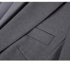 2024 Women's Gray Professional Suit Set - Spring/Autumn High-End Jacket for Workplace, Commute, or Interview