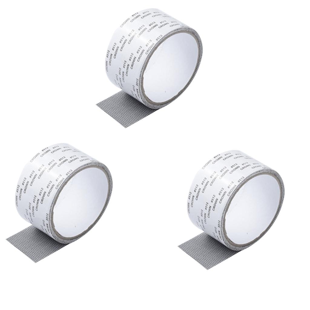 1/3/5PCS Strong Adhesive Window Screen Repair Tape Fiberglass Screen Tape Mesh Repair for Covering Doors Mesh Cage Tears Holes