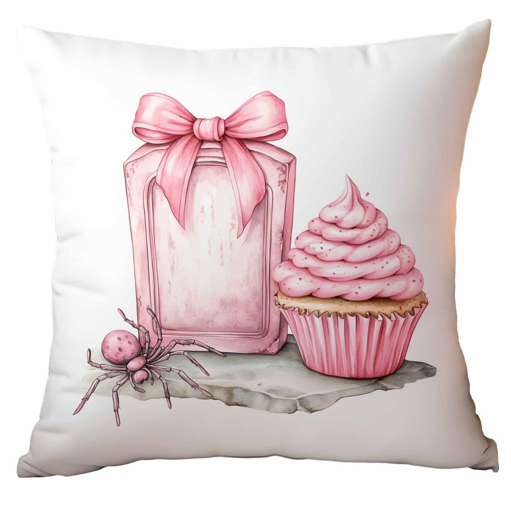 New Pink Halloween Pillow Cover Festive Home Cushion Pillow Cover Ornament Premium Durable Quality Useful Practical