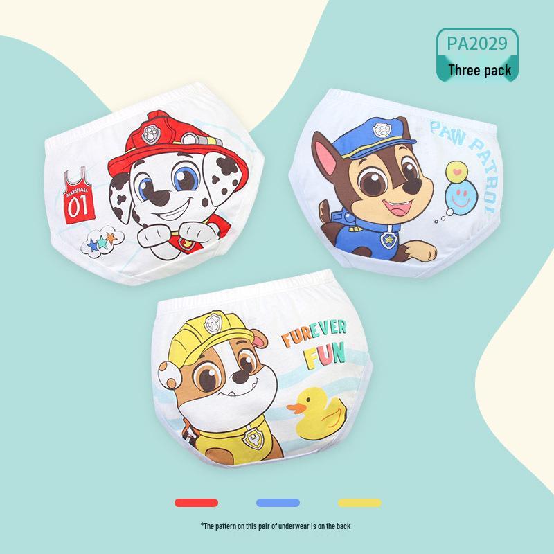 

Paw Patrol Cotton Underwear for Boys & Girls - Triangle Design, Small & Medium Sizes, Ideal for Summer 120 cm