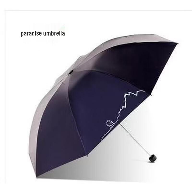 Paradise Umbrella Automatic Three-Fold Travel Umbrella